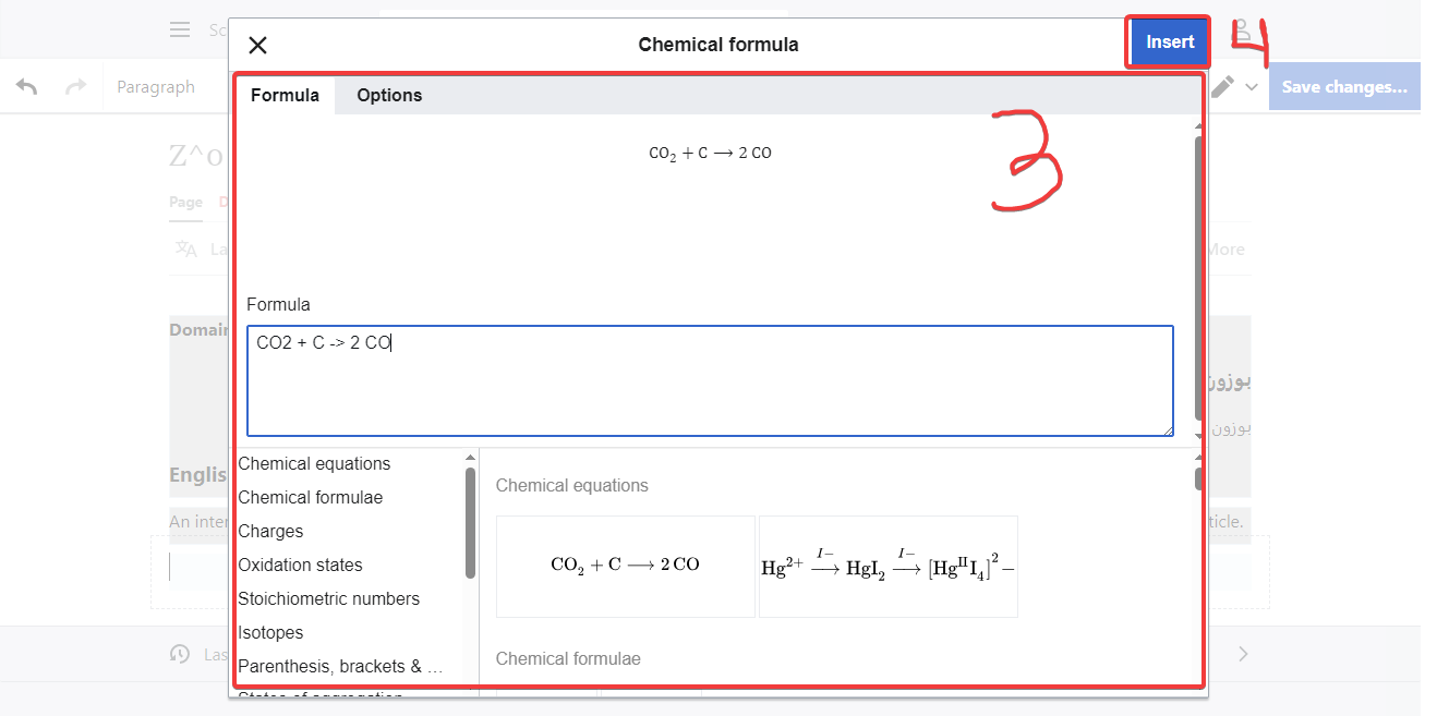 Support for Mathematical and Chemical Formulas